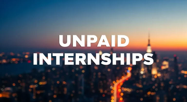 Unpaid Internships